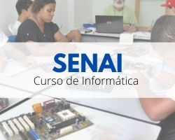 Curso de Informática Senai 2024 Curso Gratuito Online